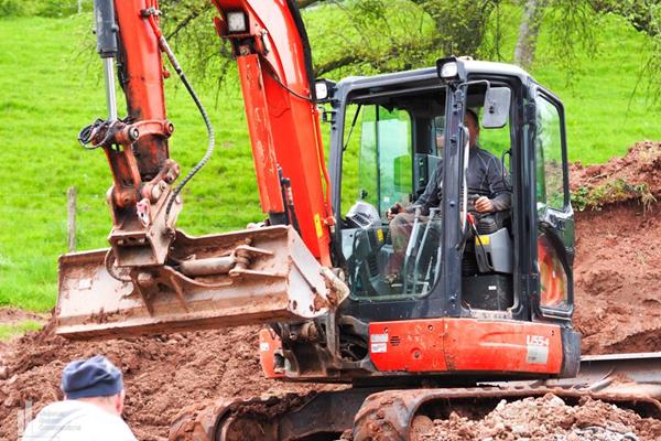 Die Arbeiten laufen auf Hochtouren